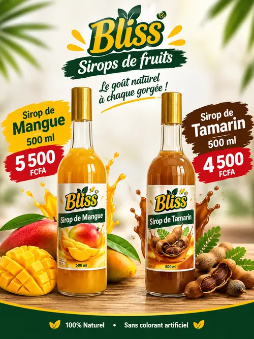 Mango & Tamarind Syrups - Bliss Flavors