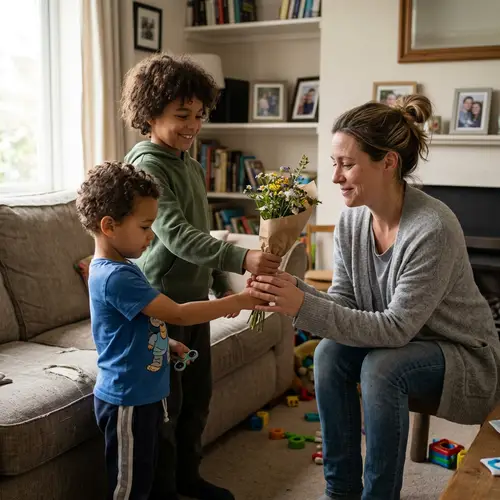 Heartwarming Moment: Autism Awareness with Family