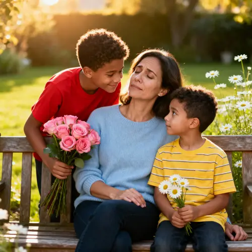 Heartwarming Moment: Autism Awareness with Family