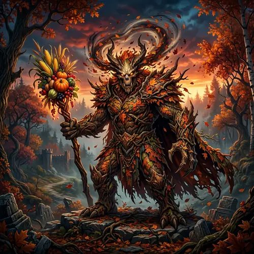 September Final Boss: Fall-themed Fantasy Villain