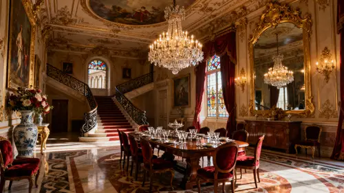 Stunning Baroque Restaurant Interior Design