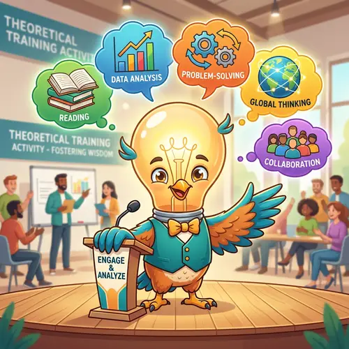 Engaging Mascot for Theoretical Training Activities