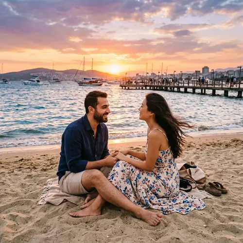 Romantic Seaside Love in Alsancak, Izmir