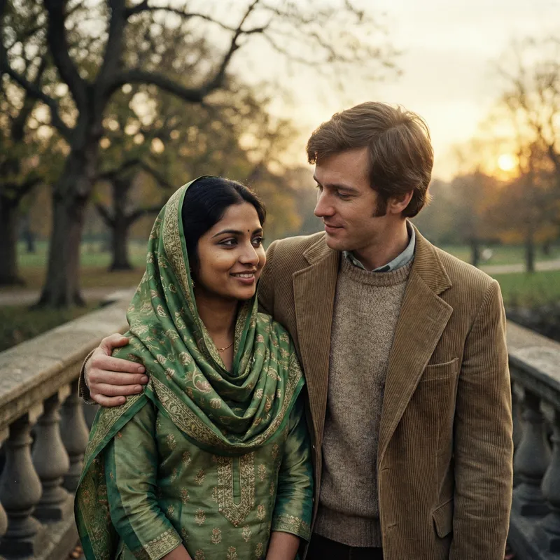 Timeless Romance: Vibrant Love in Vintage Style