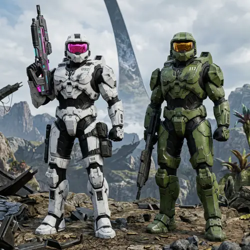 Unique Halo Spartan II Character Design