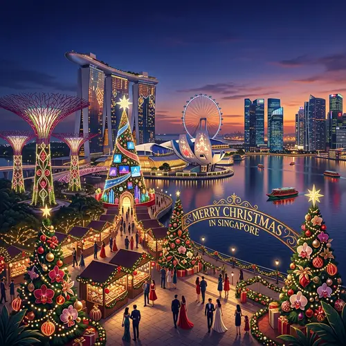 Merry Christmas in Singapore - Stunning Concept Art