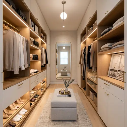 Stylish Modern Walk-In Closet Design Ideas