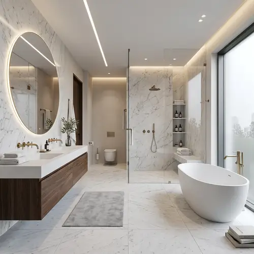 Luxurious Modern Hotel Bathroom Design Inspiration