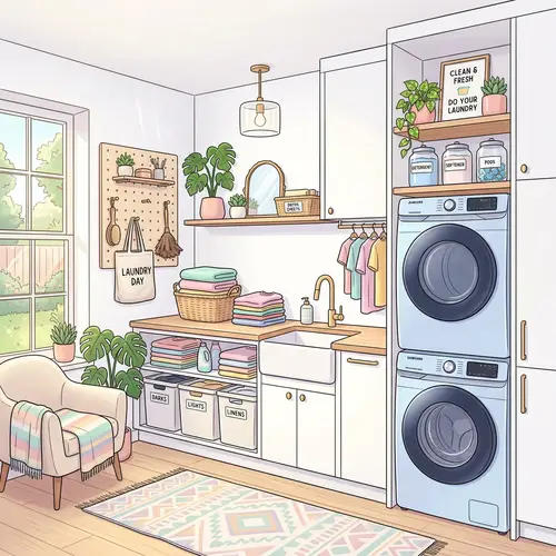 Sleek Modern Laundry Room Design Ideas