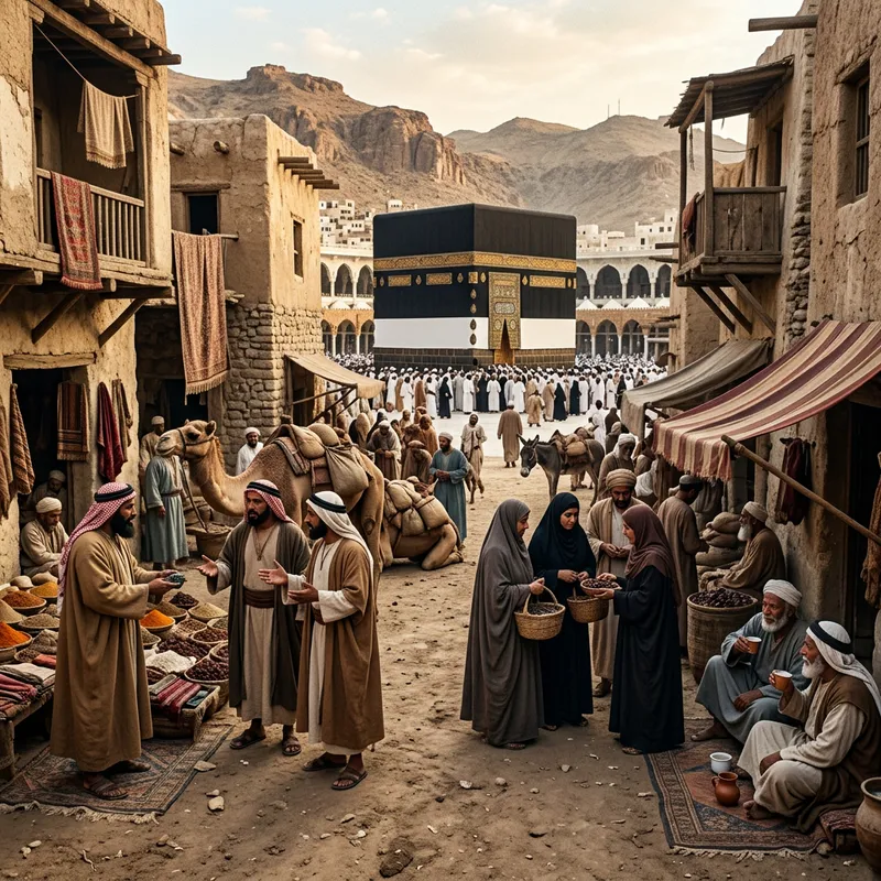 Discover 7th Century Makkah Historical Scene