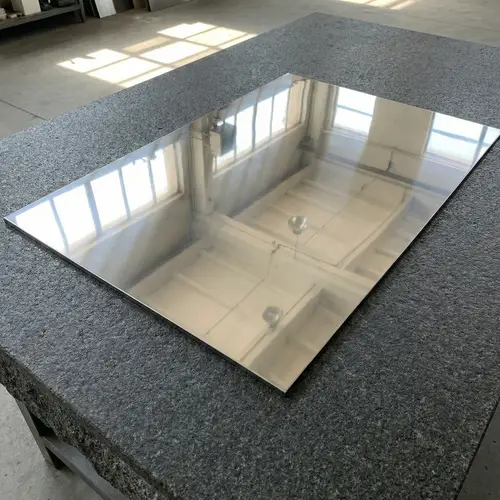 Shiny Polished Stainless Steel Sheet - Flawless High Gloss Finish