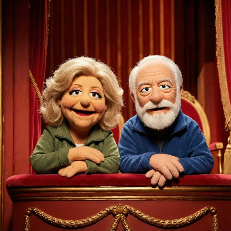 Muppet Transformation: 2 People on a Balcony