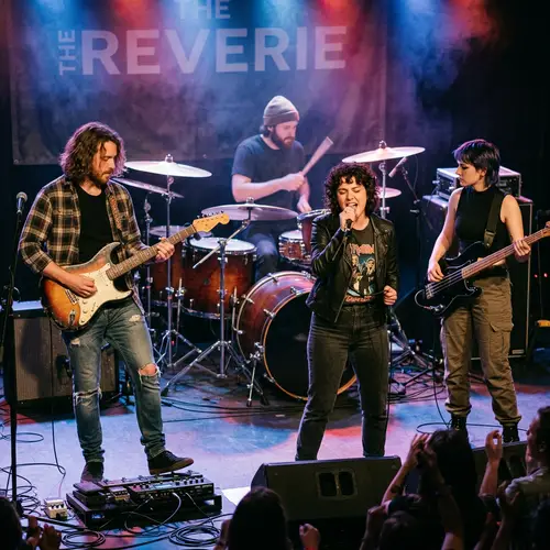 Live Band Stage Layout: Vocalist & Instruments Setup