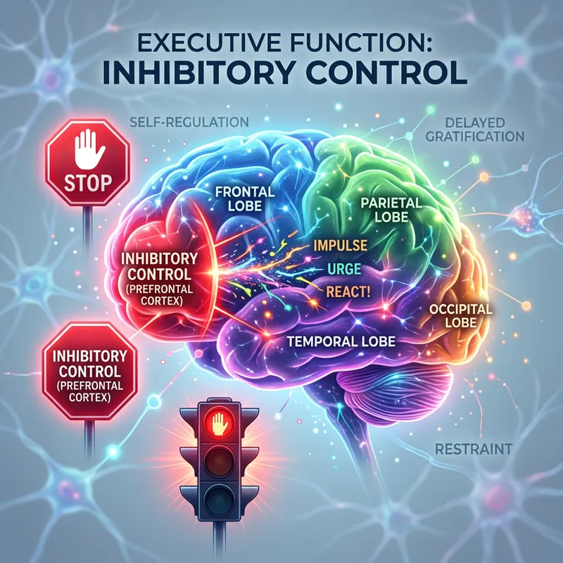 Executive Function Symbol: Inhibitory Control Visualization Executive Function Symbol: Inhibitory Control Visualization