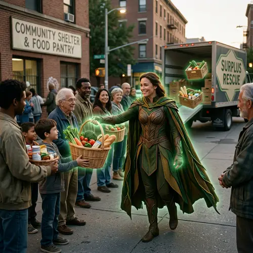 Hope Meal Mascot: Fighting Hunger with Surplus Food