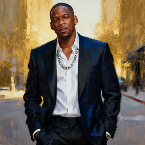 Lifelike Oil Painting of Jay Z