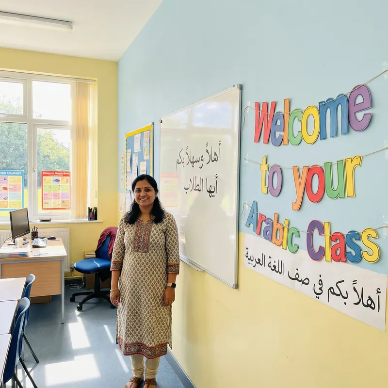 Inviting Arabic Class with Multicultural Teacher
