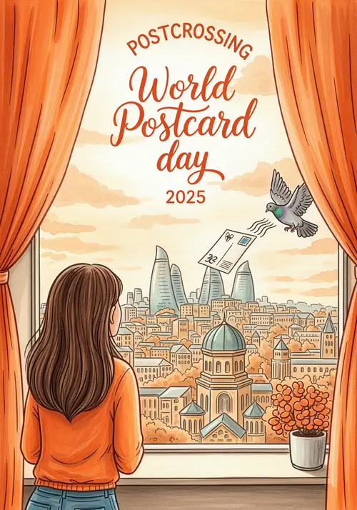 Postcrossing Postcard Design for World Postcard Day 2025