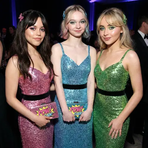 Glamorous Powerpuff Girls: Jenna Ortega & Sabrina Carpenter