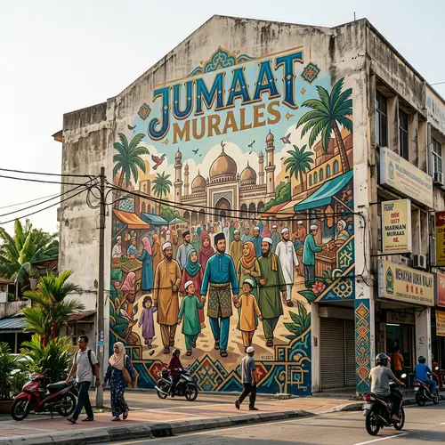Stunning Jumaat Murales Art Collection