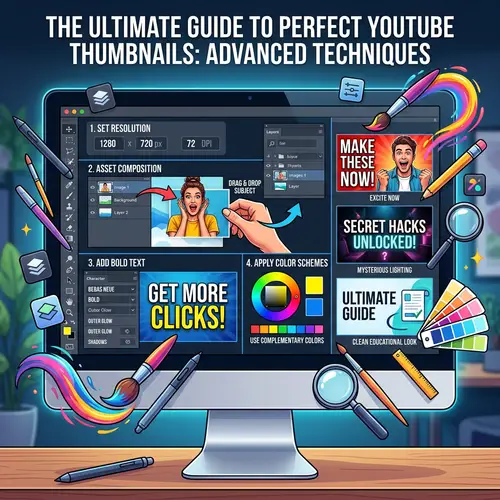 Create Perfect YouTube Thumbnails: Advanced Design Tutorial