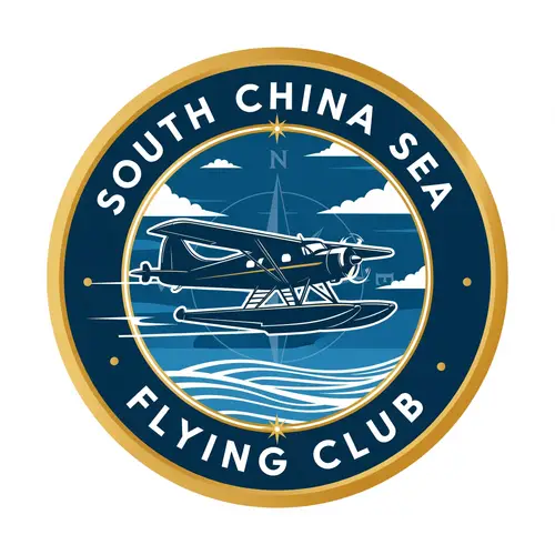 South China Sea Flying Club Logo Design