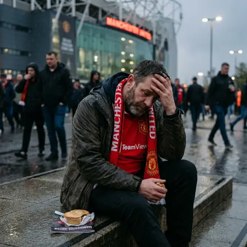 Sad Manchester United Fan: Emotions Revealed