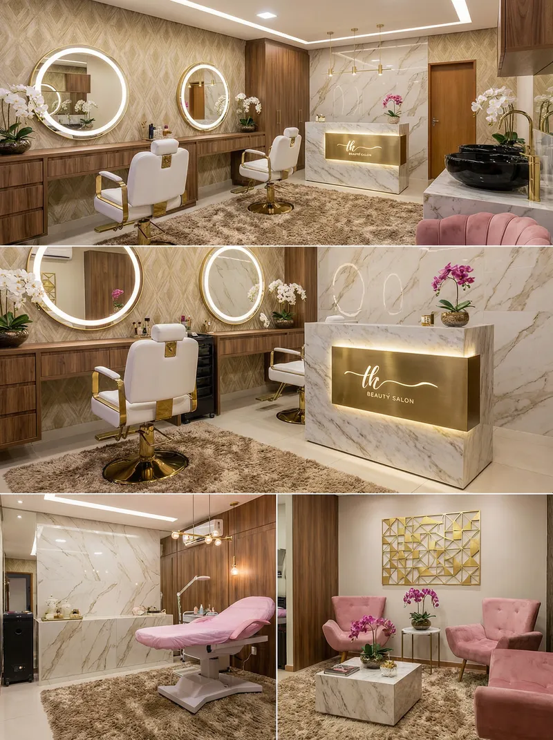 Transform Your Modern Luxury Beauty Salon