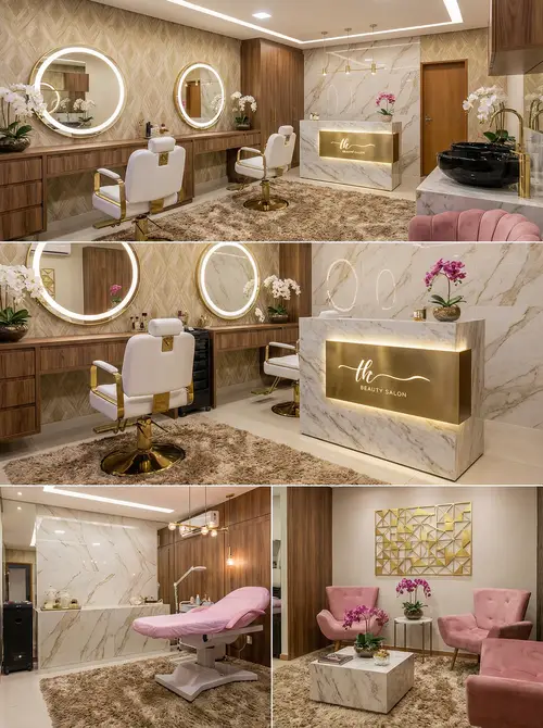 Transform Your Modern Luxury Beauty Salon