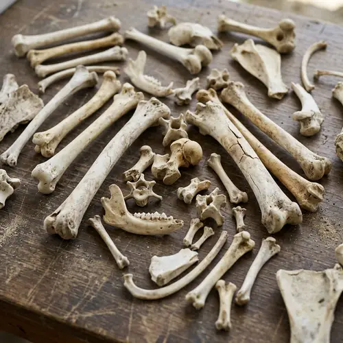Assortment of Various Bones - Chaotic Yet Intriguing Scene