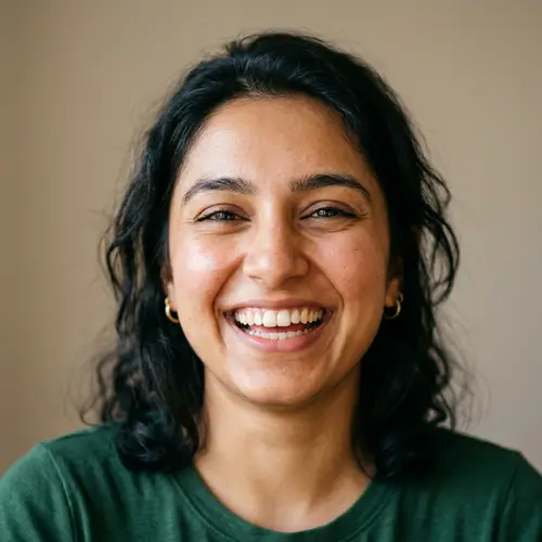 Cheerful Portrait with Radiant Smile