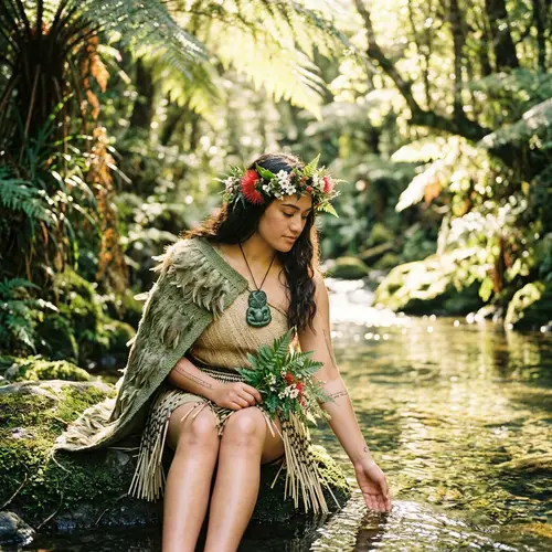 Mother Earth Goddess: Maori Princess Artwork