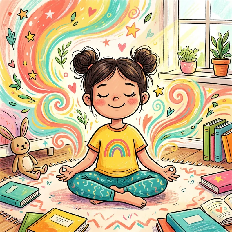 Bright & Blissful: Young Girl's Daily Meditation Journey