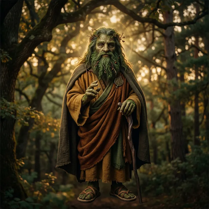 Enigmatic Bigfoot Impersonating Jesus in Renaissance Style