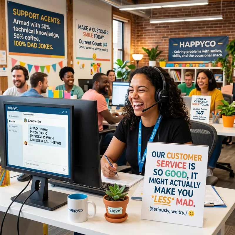 Elevate Customer Support Through Humorous Elements Elevate Customer Support Through Humorous Elements