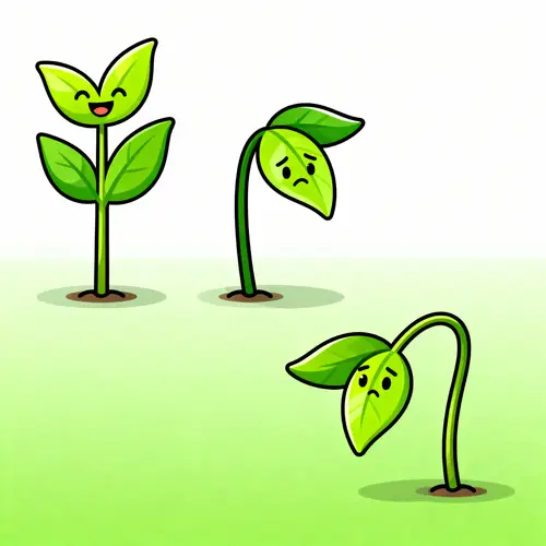 Garden Plant Emotions: Vector Art Showcase