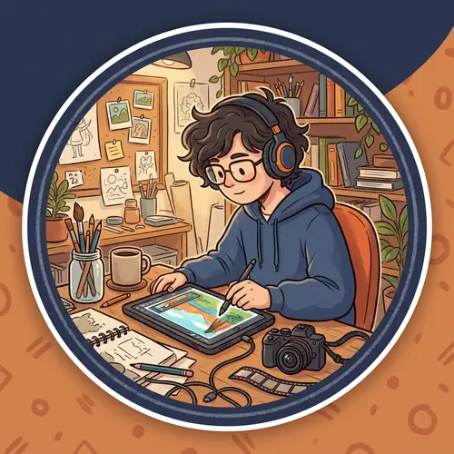 Creative Icon Design for Music and Photography Enthusiasts