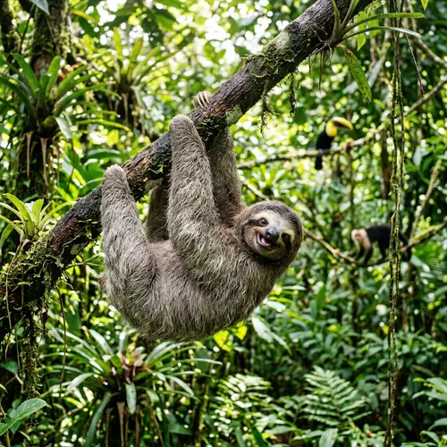 Sammy the Sloth | Upside Down Adventure in Tropical Forest