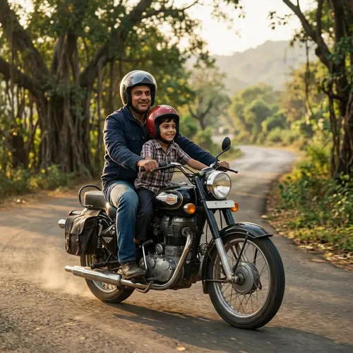 Nostalgic Ride on a Royal Enfield Bullet 350