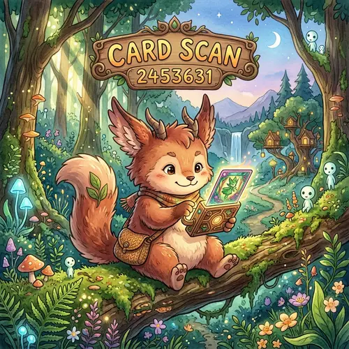 Ghibli Style Fantasy Animal - Card Scan