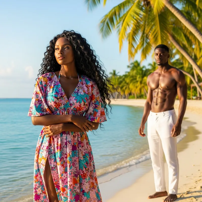 Tropical Romance: A Stunning Beach Scene