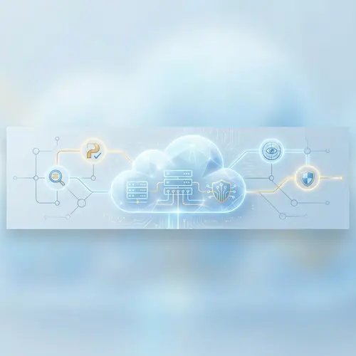 Professional Cloud Security LinkedIn Background Image