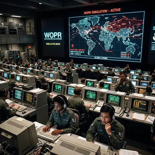 NORAD War Room | WOPR Simulation - War Games 1983