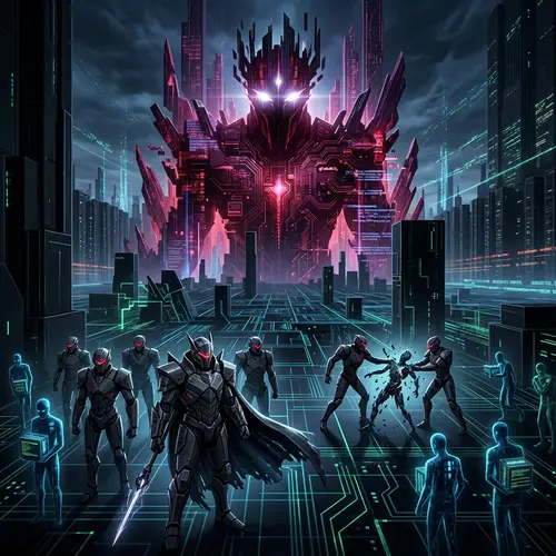 Virtual World Dominated by Rogue Computer Program