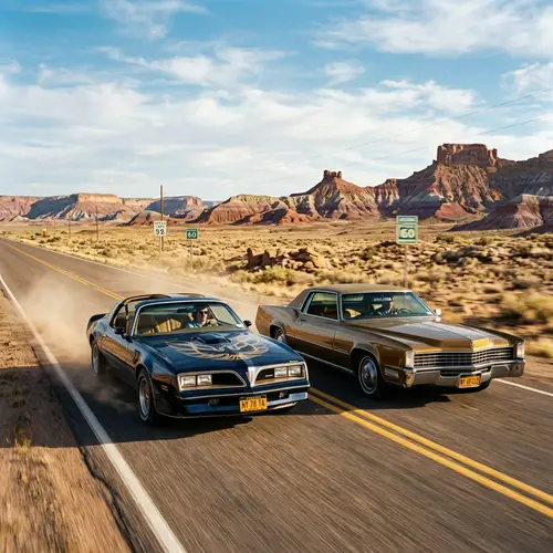 1978 N.Y. Racing 1968 Eldorado on Desert Highway