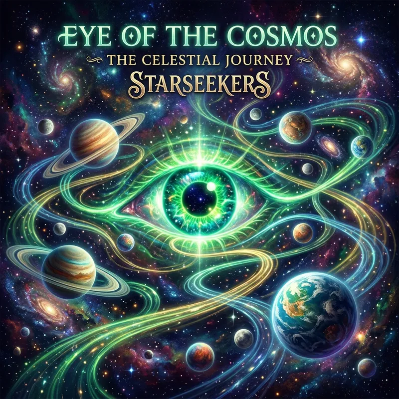 Mystical Green Eye - Cosmic Music Album Art