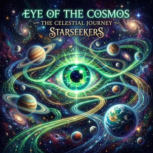 Mystical Green Eye - Cosmic Music Album Art