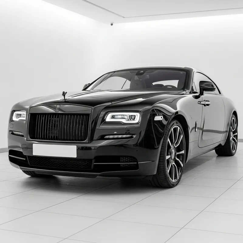 Luxurious Black Coupe Car - Elegance & Power