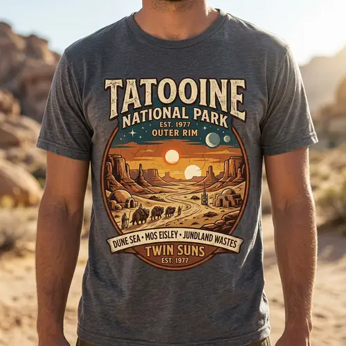 Tatooine National Park T-Shirt Design