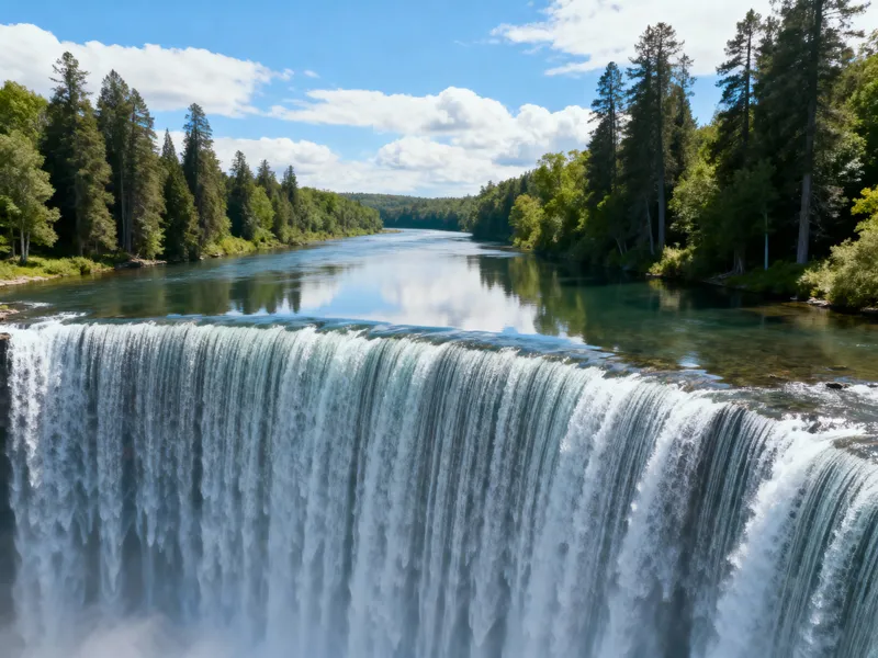 Majestic Waterfall: A Stunning 4K Photographic Capture